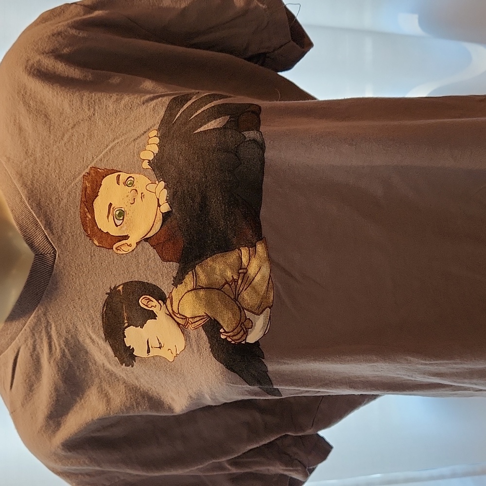 Destiel Dean and Castiel Supernatural ladies t-shirt